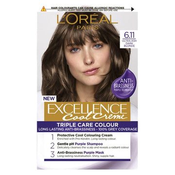 Paris Excellence Cool Crème 6.11 Ultra Ash Dark Blonde Gb